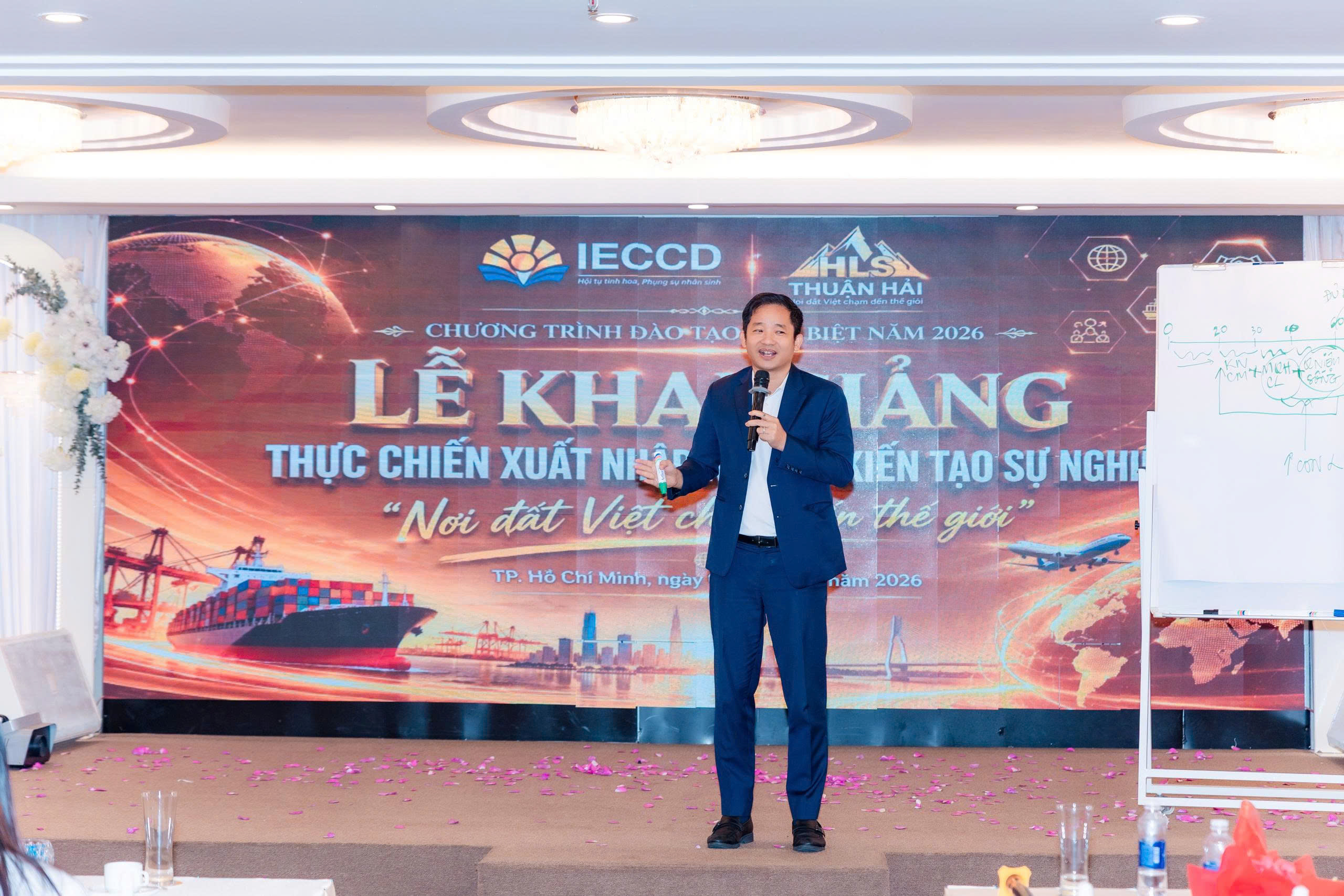 Ông Tô Thanh Hiệp – Viện trưởng IECCD phát biểu tại sự kiện.
